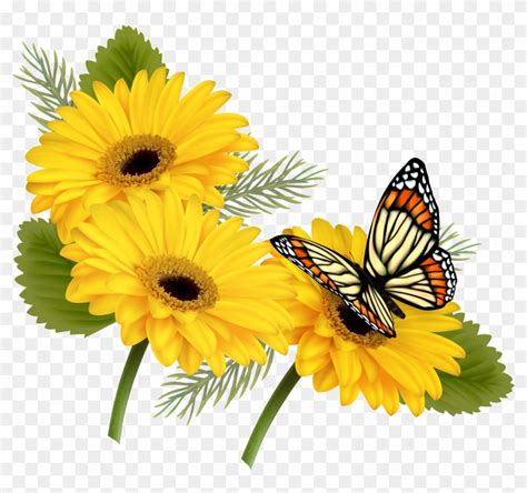 butterfly on flower clipart 9 free Cliparts | Download images on ...