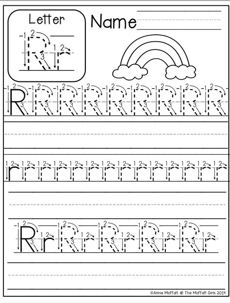 Letter R Preschool Worksheets