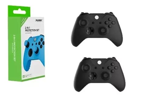 Kit 2 Capa Case Silicone Controle Xbox One X S 4 Grips Anlog