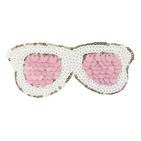 New Arrival 15cm Sunglasses Patch Sequins Embroidered Iron On Patches For Clothing Fashion