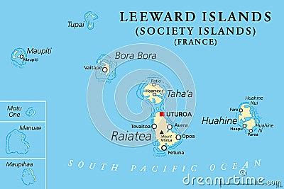 Leeward Islands Part Of Society Islands In French Polynesia Political