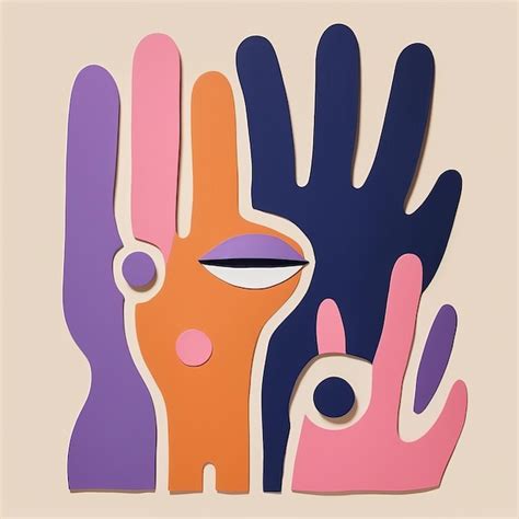 Premium AI Image | Hands abstract art Beautiful illustration picture ...