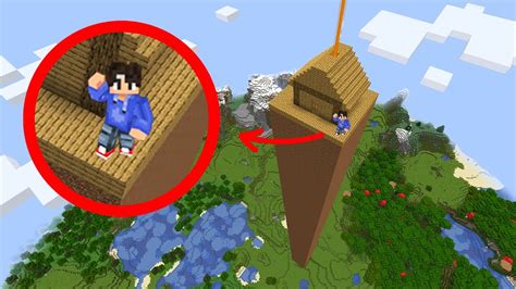 Climbing THE SECRET TOWER in Minecraft - YouTube