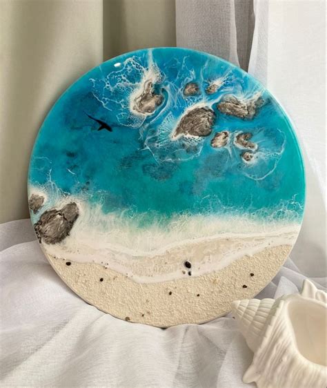 Море из эпоксидной смолы In 2024 Resin Art Resin Art Painting Art