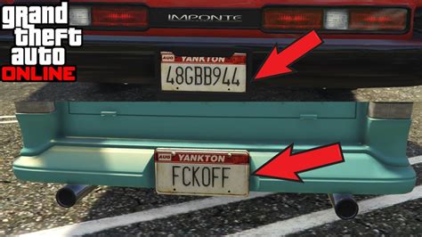 How To Transfer Custom Plates In Gta Online Youtube