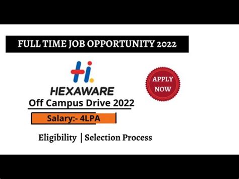 Hexaware Off Campus Drive For Fresher 2023 Batch YouTube