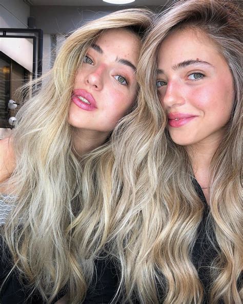 Twin Blonde Sisters