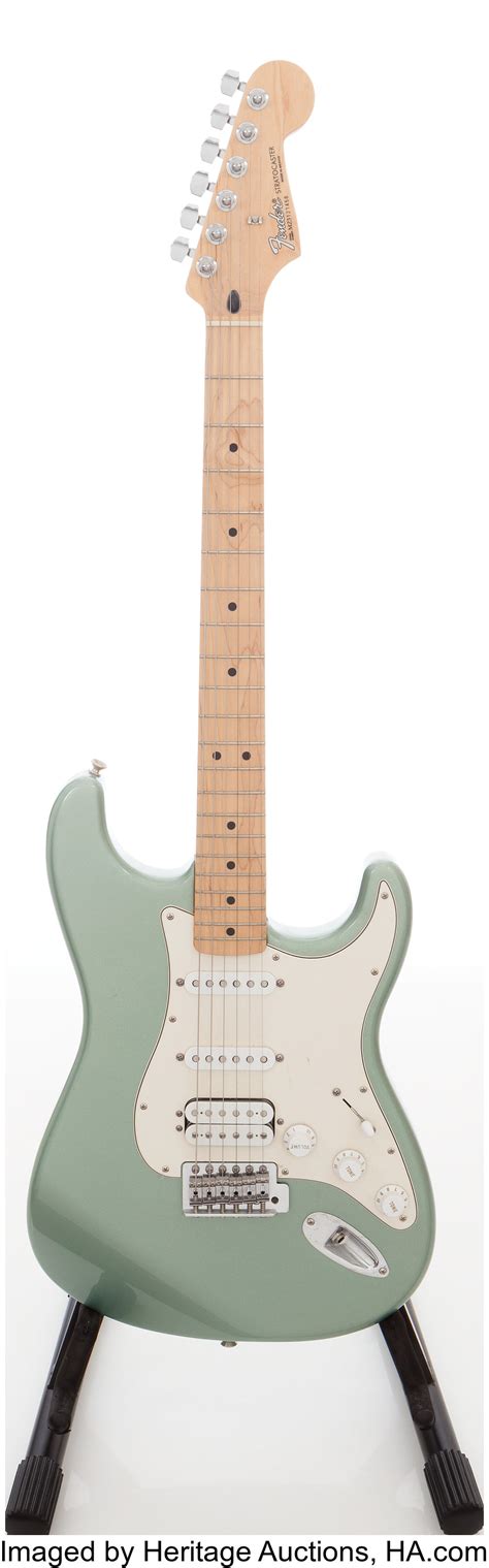 2003 Fender Stratocaster Sage Green Metallic Solid Body Electric Lot 80005 Heritage Auctions