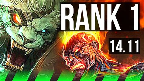 RENGAR Vs BRAND JGL Rank 1 Rank 1 Rengar 11 0 5 76 Winrate BR