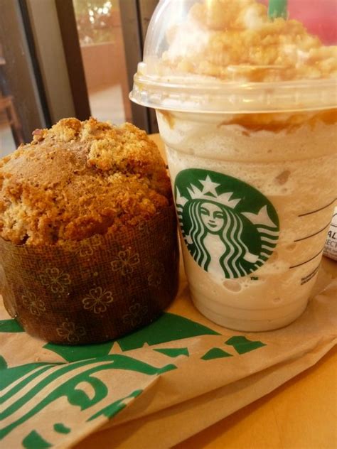 Starbucks Blueberry Muffin Caramel Frappucino Starbucks Blueberry