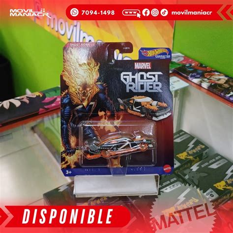 Mattel Hot Wheels Character Car Marvel Ghost Rider