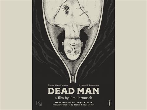 DEAD MAN Screenprinted Movie Poster by Telepath Design on Dribbble