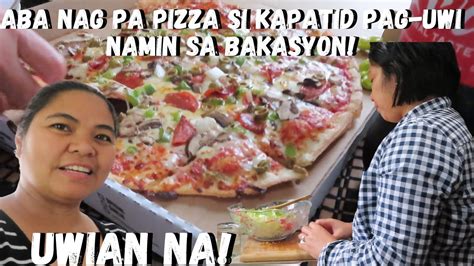 BUHAY AMERIKA UWIAN NA SA MAIKSING BAKSYON NAG PA PIZZA SI KAPATID