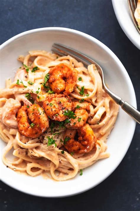 Cajun Shrimp Alfredo Pasta Creme De La Crumb