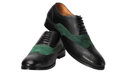 Brogue Black With Green – Irontailor