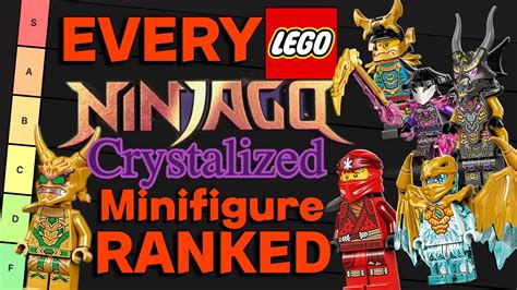 Every Lego Ninjago Crystalized Minifigure Ranked Youtube