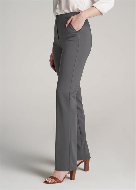 Womens Tall Straight Leg Dress Pants American Tall