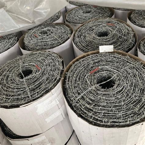 Gi Galvanized Barbed Fencing Wire Wire Diameter Mm At Rs Kg In