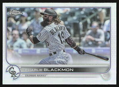 2022 Topps Chrome 37 Charlie Blackmon Refractor EBay