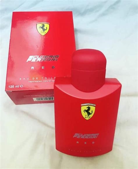 FERRARI SCUDERIA RED PERFUME on Carousell