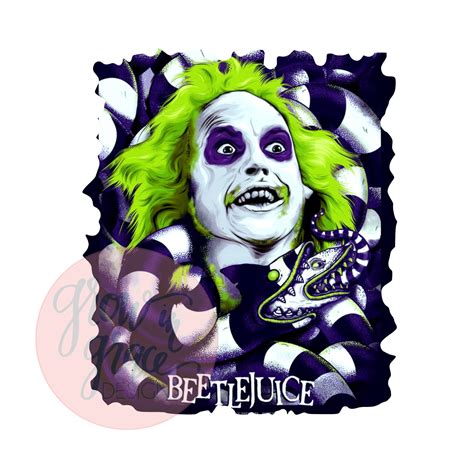 Beetlejuice halloween horror sublimation png best seller Etsy España