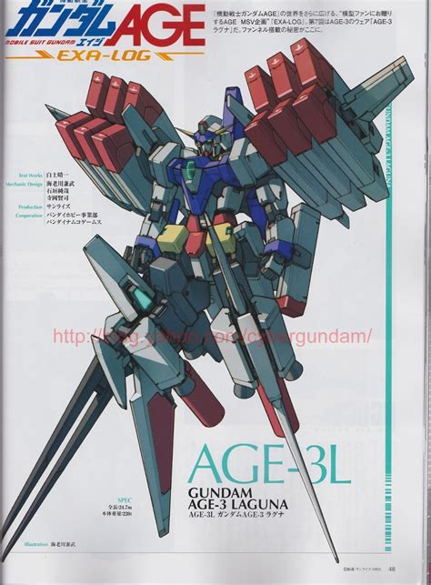 Gundam Guy Mobile Suit Gundam Age Exa Log Gundam Age 3 Laguna