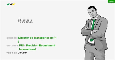 Pri Precision Recruitment International Director De Transportes M F