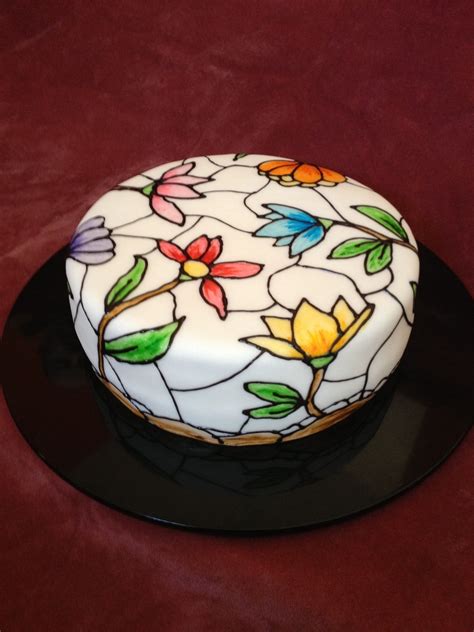 Stained Glass Cake - CakeCentral.com