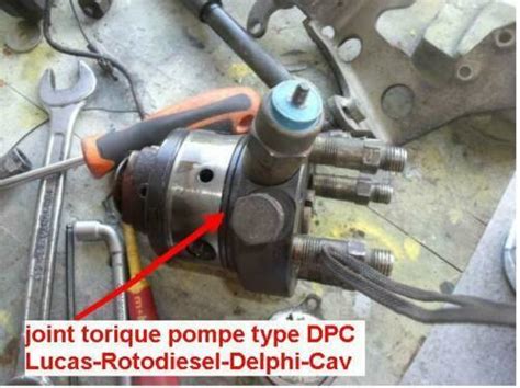 joint torique tête hydraulique pompe injection type DPC LUCAS