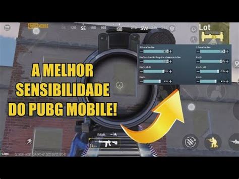 Como Configurar A Sensibilidade Do Pubg Mobile Youtube