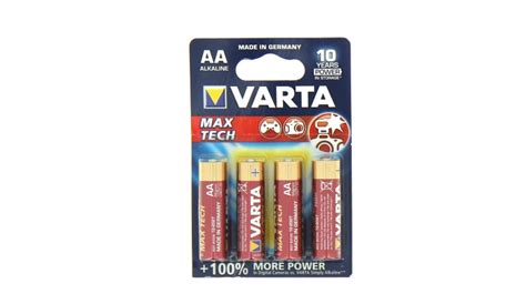 Pile AA LR6 Max Tech Lot 4 Varta