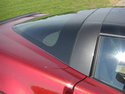 Corvette C6 Carbon Fiber Roof Halo B Pillar Exterior Labor Only