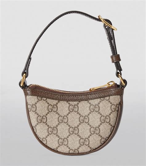 Womens Gucci Beige Mini Canvas Ophidia Gg Shoulder Bag Harrods Uk