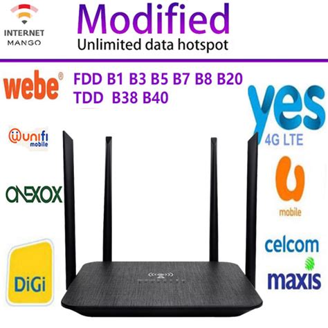 New Modified 4G LTE Unlocked Router Gateway 4G 3G Broadband Mobile