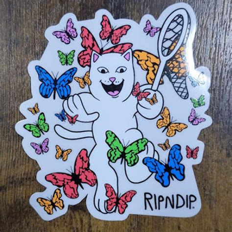 【rp 170】rip N Dip Skateboard Sticker リップンディップ スケートボード ステッカー Rp 170mandearth Stickers 通販