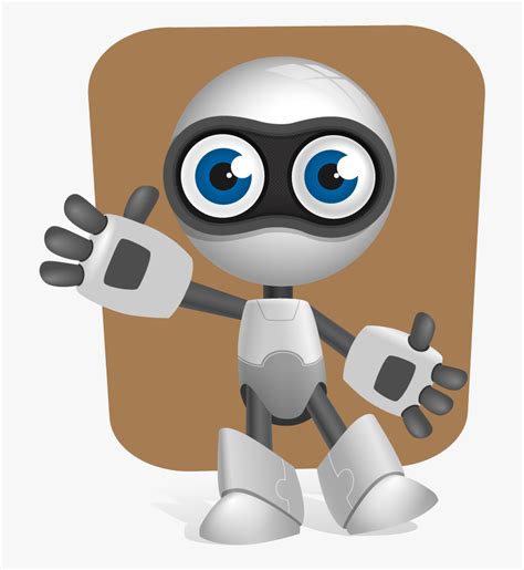 You Can Use This Friendly Rob - Robot Vector Png, Transparent Png - kindpng