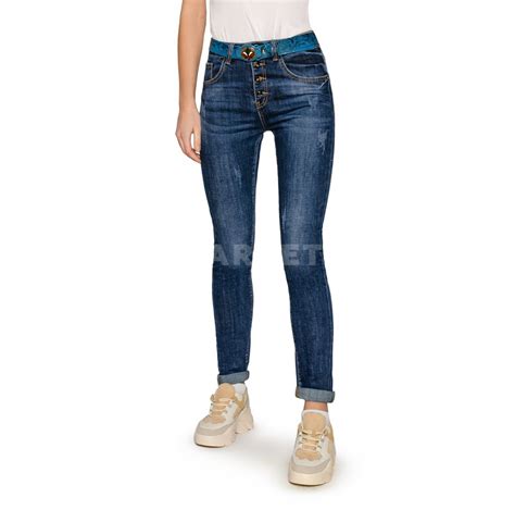 Купить Джинсы женские Boyfriend W1415A оптом недорого