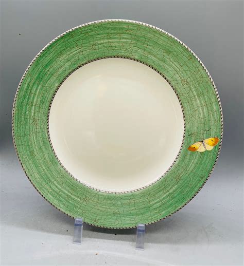 Wedgwood Sarahs Garden Blue And Green Dinner Plates Sold Etsy