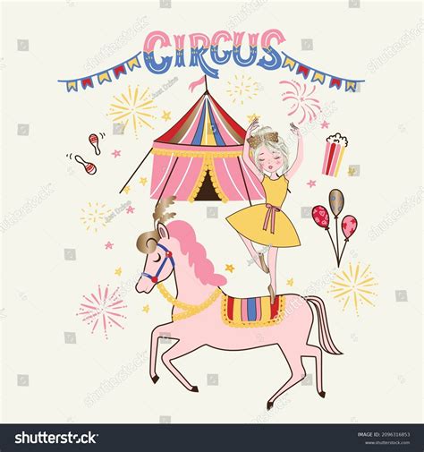 7,342 Circus Girl Stock Vectors, Images & Vector Art | Shutterstock