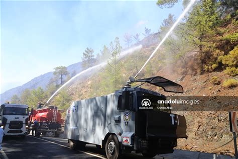 Marmaris teki orman yangını Anadolu Ajansı