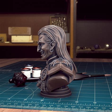 3D Printable Curse of Strahd - Strahd Von Zarovich Bust [Pre-Supported ...