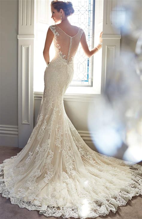 Vestito Da Sposa A Sirena Pizzo