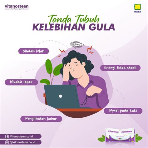 Ini Dia Tanda Tubuh Kamu Kelebihan Gula Vitanosteen