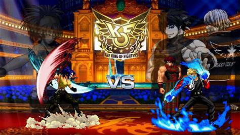 KOF MUGEN Rock Howard And Kang Baedal Vs Leona Heidern YouTube