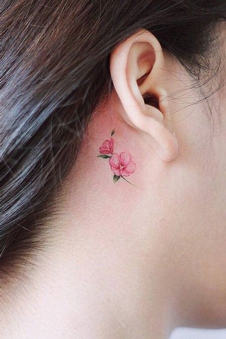 Update 77 Rose Tattoo Behind Ear Meaning Vn