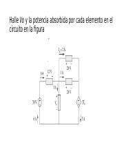 Problemas Pptx Halle Vo Y La Potencia Absorbida Por Cada Elemento En