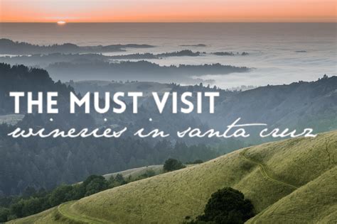 The MUST Visit Wineries in Santa Cruz - Santa Cruz Wineries