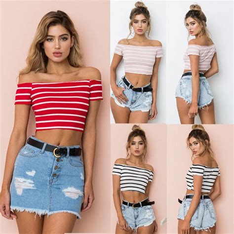 Free Shipping Streetwear Women Sexy Casual Off Shoulder Tank Top Vest