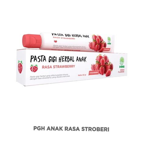 Jual Pasta Gigi Herbal Anak Rasa Strawberry Aman Untuk Anak Beberapa