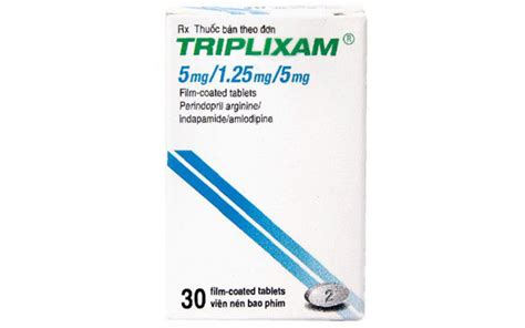 Thuốc Triplixam 5Mg 1 25Mg 5Mg Điều Trị Tăng Huyết Áp 30 Viên Nhà